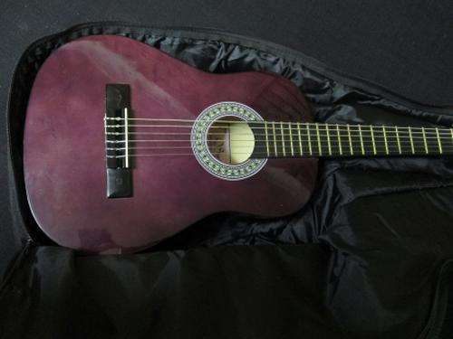 Kid's Purple Santa Fe Guitar