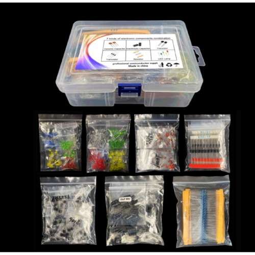 1390pcs Electronic Components Basic Starter Kit