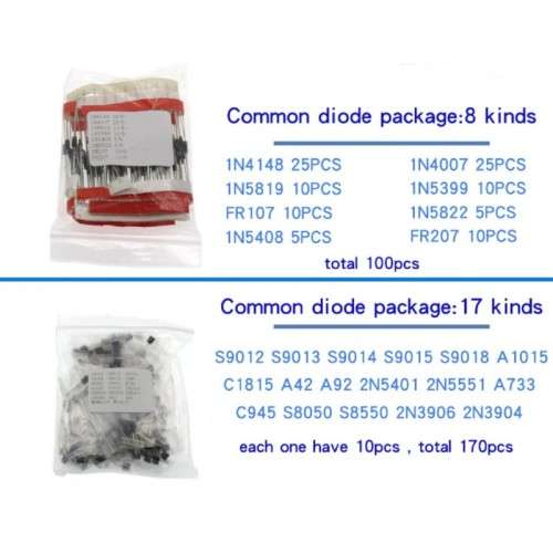 1390pcs Electronic Components Basic Starter Kit