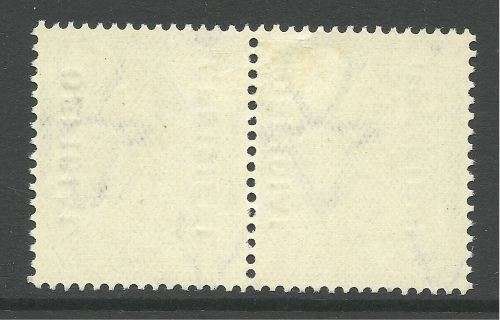 South Africa Half Penny Official Stop after OFFISIEEL on Afrikaans stamp + Slug mark LHM SACC 11c