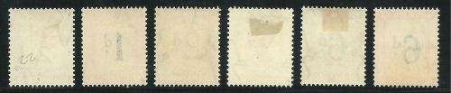 South Africa 1932-42 Postage Dues set Hm Incl 6d Green& Brown-ochre SACC 24-28a CV R1835