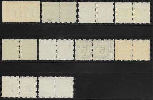 SOUTH WEST AFRICA SELECTION OF POSTAGE DUES ALL VF UNMOUNTED MINT.