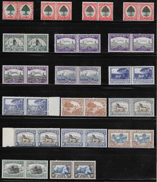 SOUTH AFRICA LOT OF MIXED ISSUE PICTORIALS. MOSTLY MNH. HIGH VALUE