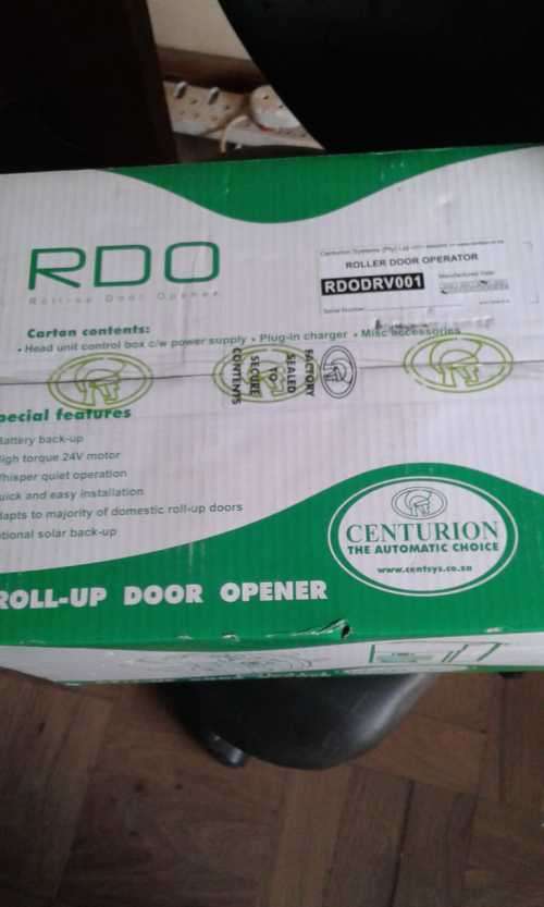 Brand new sealed Centurion RSO Garage door motor.Pick up or own courier only
