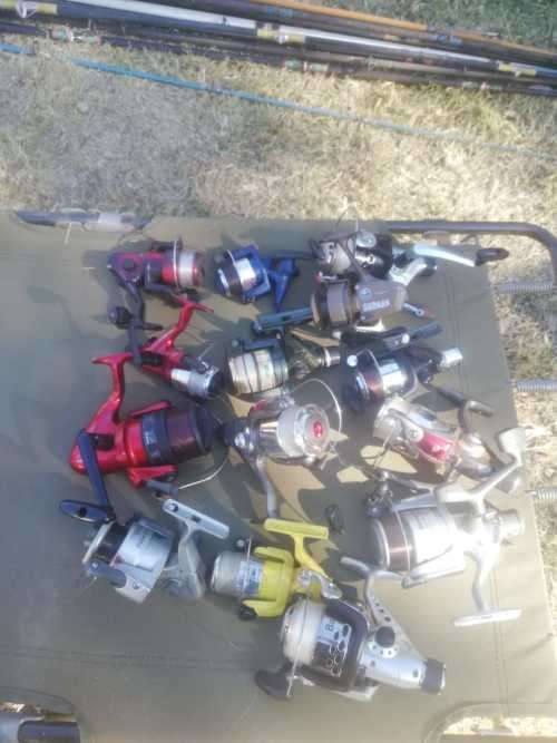 A lot of fishing and camping items.Valued at R 8800.25 Fishing rods,22 Spools,all dips,Pick up only.