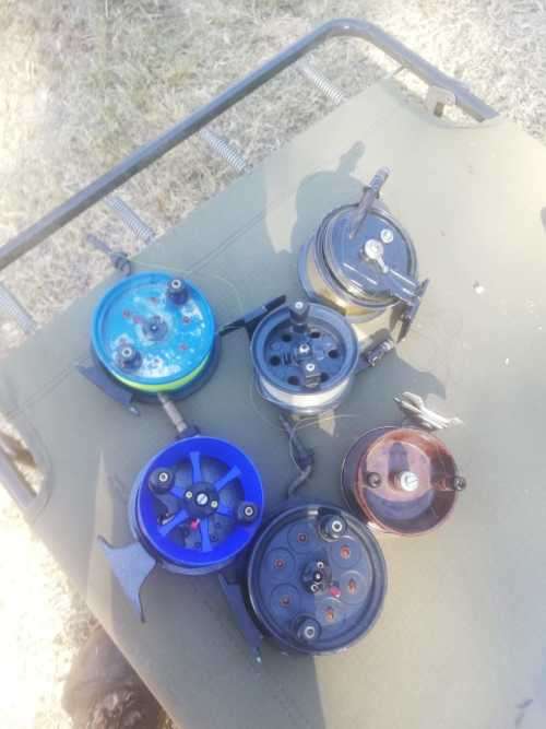 A lot of fishing and camping items.Valued at R 8800.25 Fishing rods,22 Spools,all dips,Pick up only.