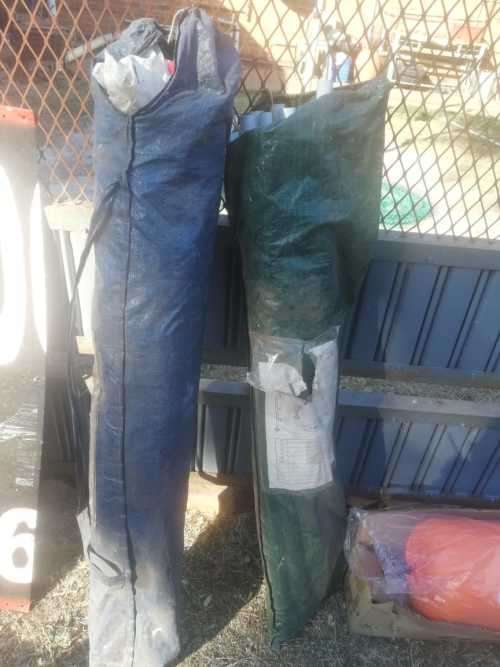 A lot of fishing and camping items.Valued at R 8800.25 Fishing rods,22 Spools,all dips,Pick up only.