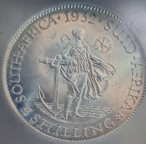 1932 1 Shilling SANGS Graded MS64