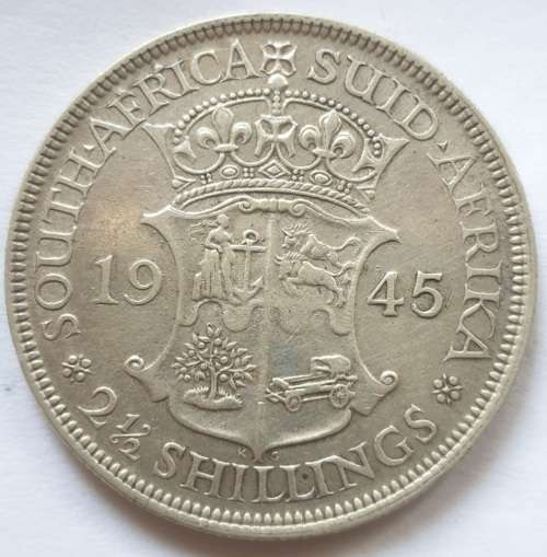 1945 21/2 SHILLINGS AS PER PICTURES