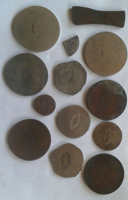 13 x Van Riebeeck Replica coins.AS PER PICTURES.