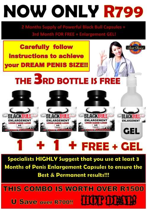 Black Bull Capsule & Gel Combo Male Enhancement