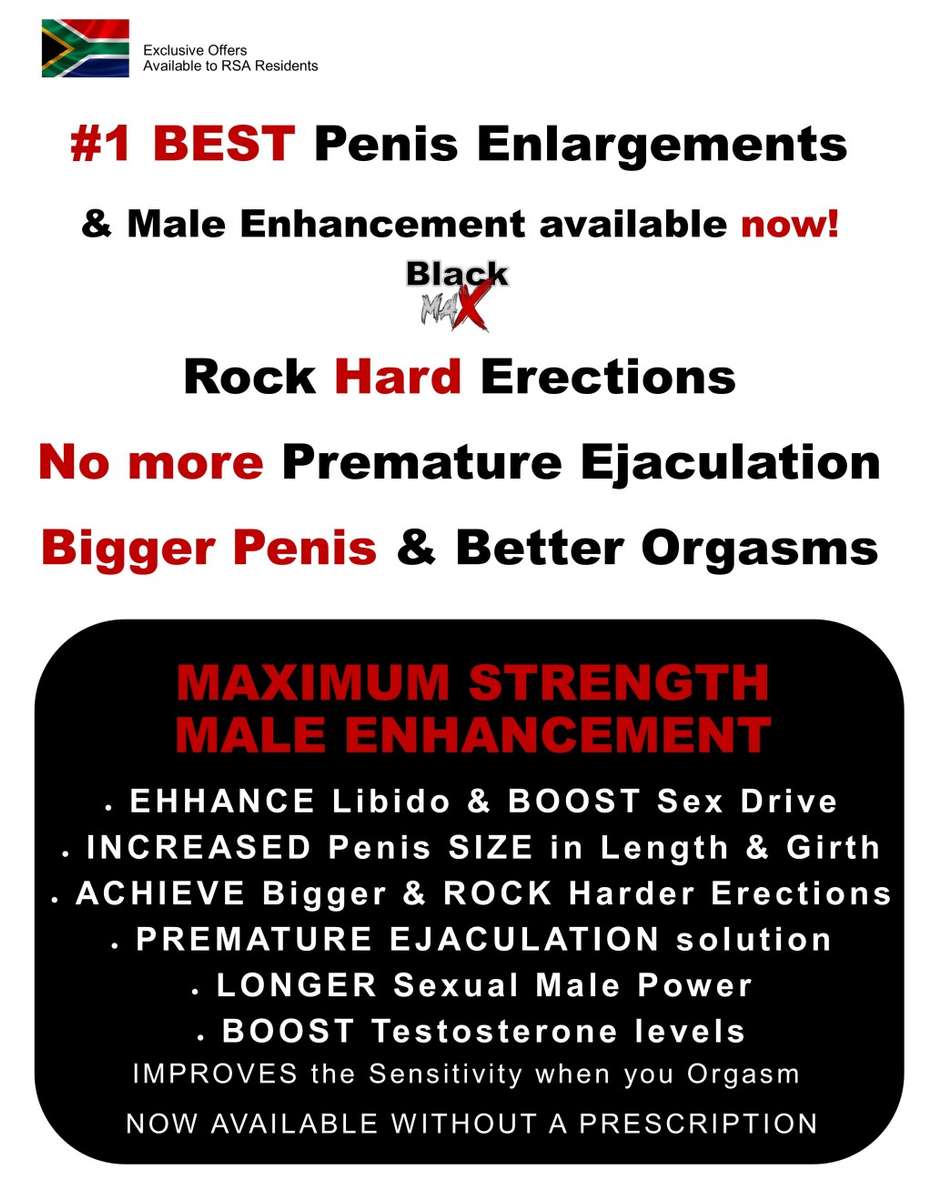 Black Max Penis Enlargement & Male Enhancement
