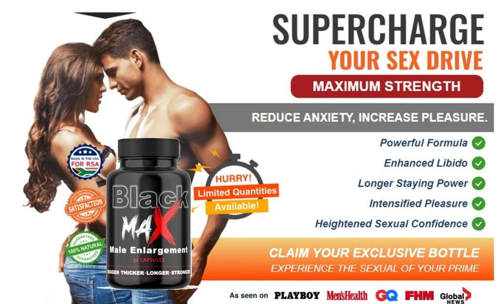 Black Max Penis Enlargement & Male Enhancement