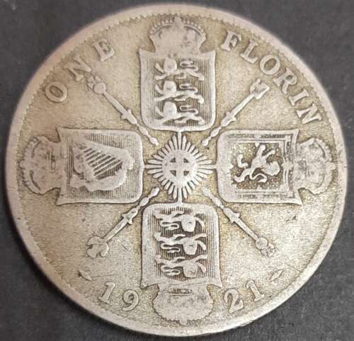 1921 Great Britain 2 Shillings (Florin)