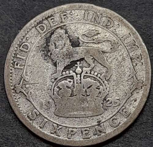 1925 Great Britain 6d (Sixpence)