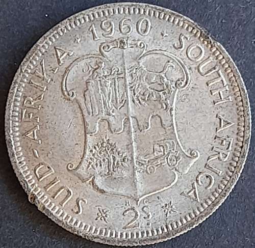 1960 S.A. Union 2 Shilling