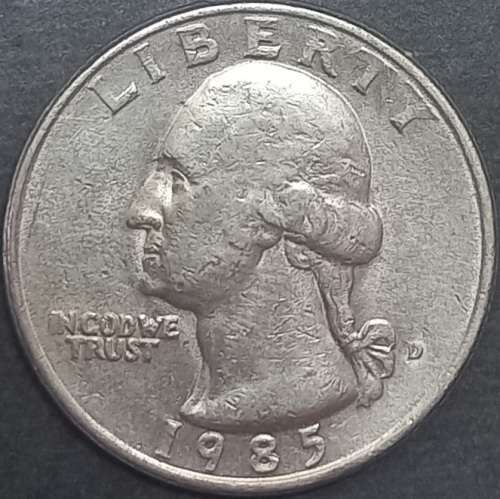 1985 USA 1/4 Dollar