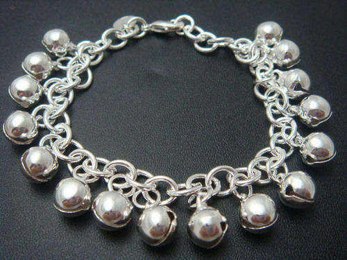 Exquisite 925 Sterling Silver bells bracelet