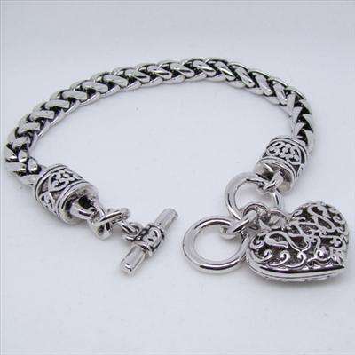 Exquisite Sterling Silver Heart bracelet...