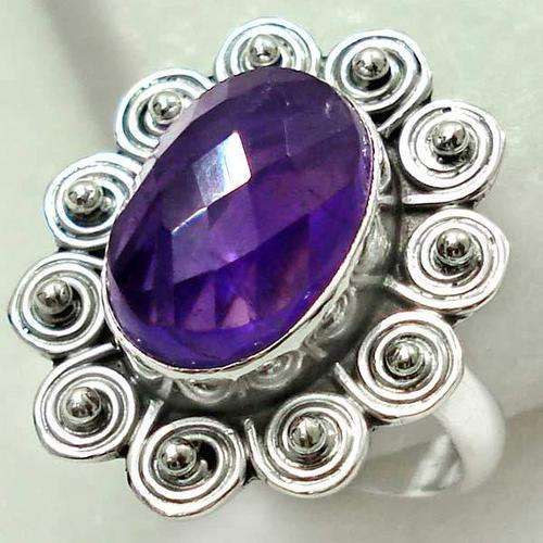 *3 DAY DELIVERY* Exquisite 925 Sterling Silver Amethyst ring...