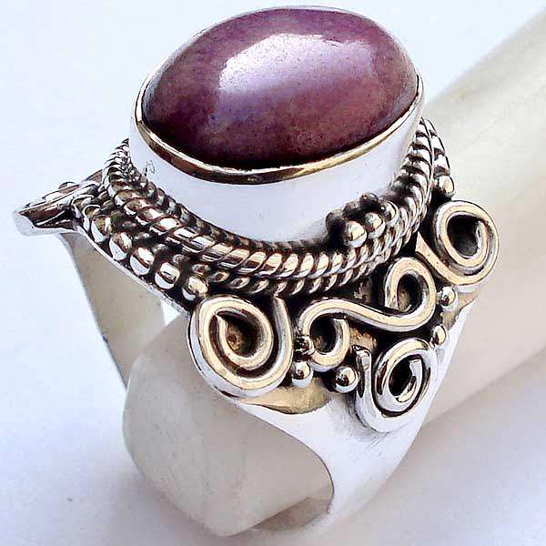 Exquisite 925 Sterling Silver & Phosphorite Ring...