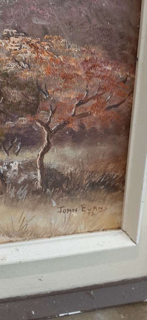 Joan Evans Painting Landscape - Oil