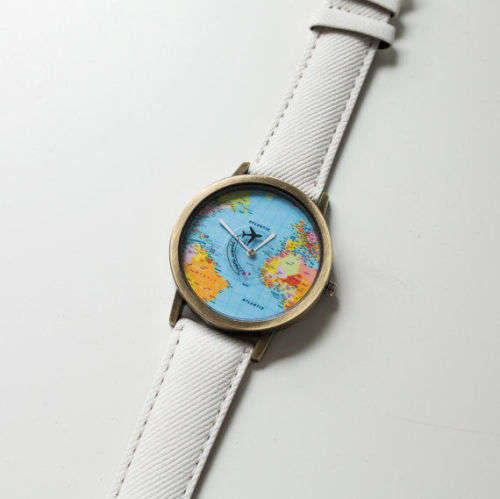 Wanderlust Travel Map Watch