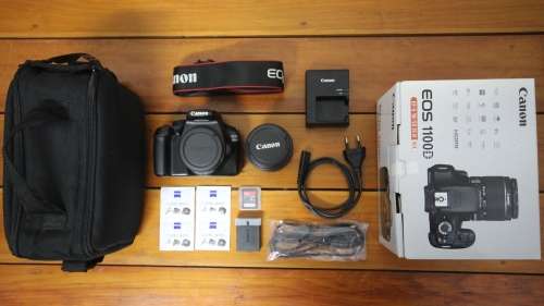 Canon EOS 1100D DSLR Kit (Includes Lens, Bag, SD Card + Extras)