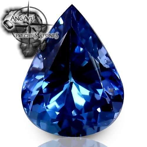 1.86 ct Pear Tanzanite
