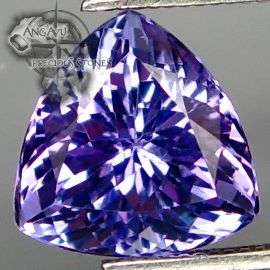 2.10 Ct Best Colour & Clean Top Purplish Blue Tanzanite Full Fire & Nice Shape!