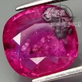 HUGE UNHEATED 3.38 Ct Natural Winza Ruby