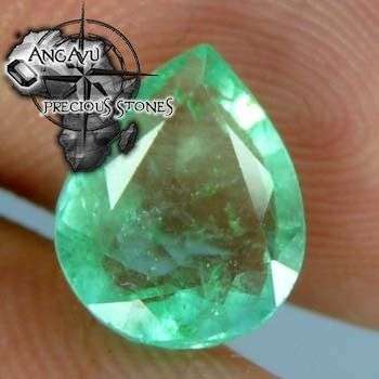 2.31Cts Gorgeuos! Natural Columbian Pear Cut Emerald
