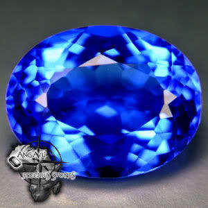 15.70 CT TANZANITE BLUE QUARTZ