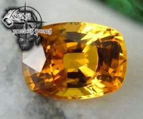 4.65ct Top AAA Golden Yellow Sapphire Songea Gem