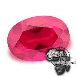0.99 ct Top Red Oval cut Hydrothermal Ruby
