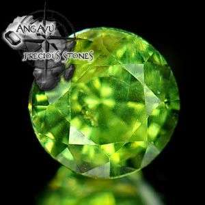 UNHEATED NATURAL GREEN 0.81 CT ROUND DEMANTOID GARNET