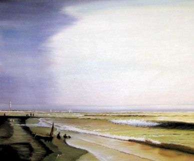 An Earnest Coverly Original Oil painting called After the Storm