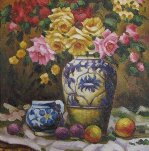 Another great floral work by Ruth Goodwin -- grab it while you can!