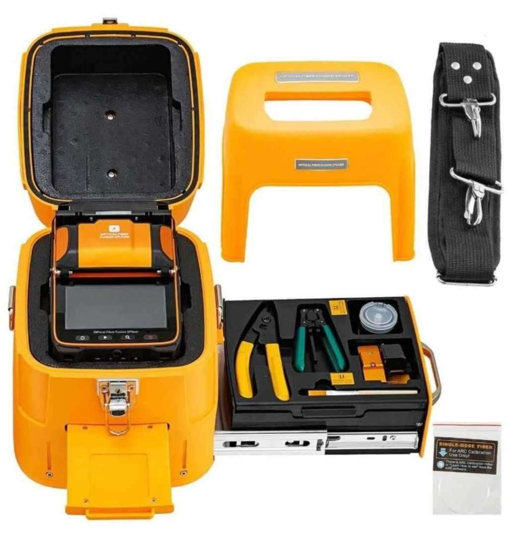 Optic fiber fusion splicer machine only 90 splicing`s made