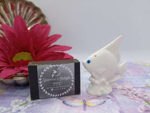 VINTAGE : Salt Pot - Fish