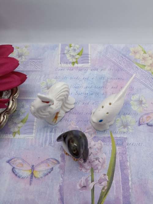 VINTAGE : Salt Pot - Penguin