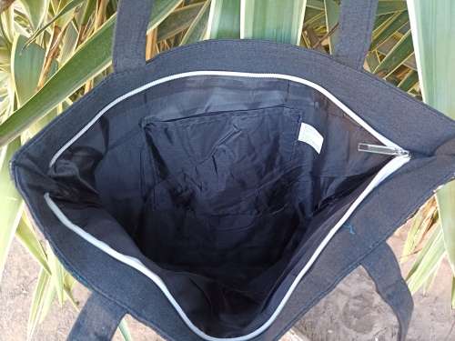 NEW : Maxi Canvas Tote Bag with Owl Print Design (3 owls)