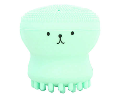 Silicone Octopus Face Wash Sponge - Turquoise