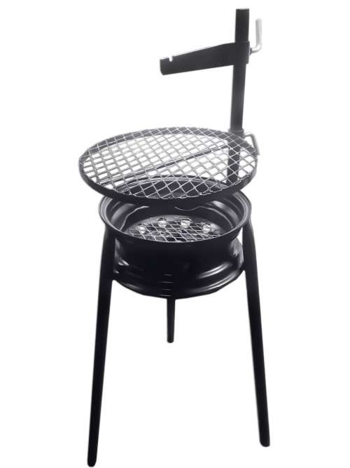 Solid braai with a hook for a potjie (potjie not Included)