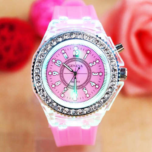 Geneva LED Quartz Analog Watch
