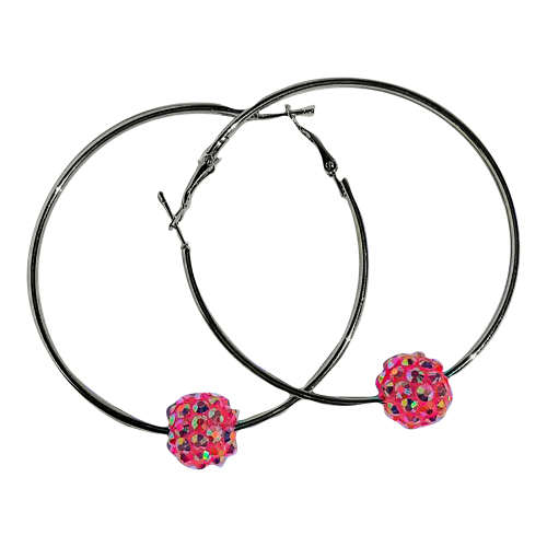 Fashion Large Hoop Earrings (5.5cm big)