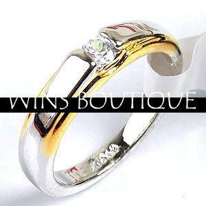 Stunning 2 Tone Fashion Band Ring [R1 SPECIAL - NO RESERVE][WOW]