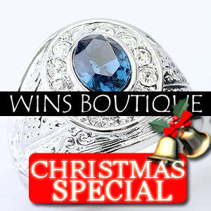 Men's Amethyst Sapphire Ring [CHRISTMAS SPECIAL]