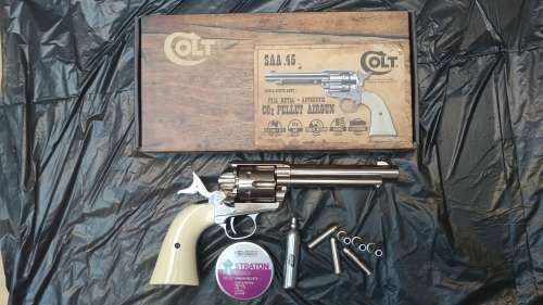 UMAREX COLT .45 SAA NICKEL 4.5MM PELLET