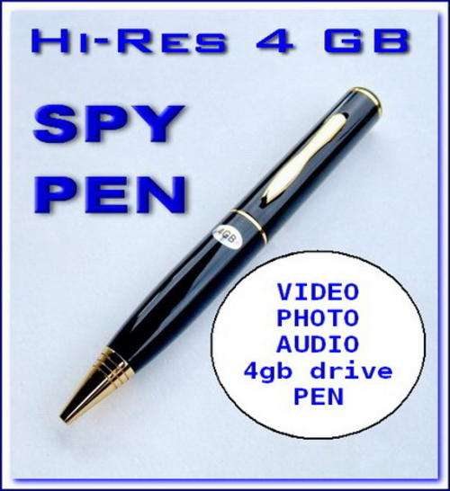 Mini SPY Pen camera,  video camera. 4GB, Hi res ,1280 x 960 colour ,video+voice